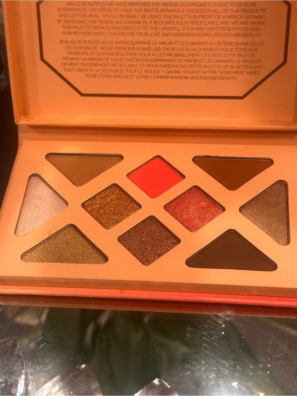 ATHR Beauty Desert Sunset Makeup Palette NEW Vegan Clean 10 Shade Eyeshadow Warm